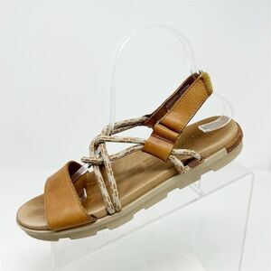 Sorel Women's Torpeda II Slingback Strappy Sandals Brown Size 8.5 Casual Summer